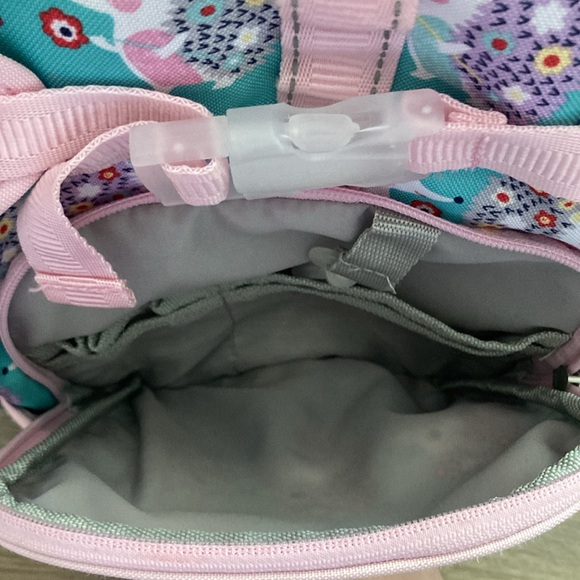 Pottery Barn Kids Small Hedgehog Backpack Blue & Pink - Picture 5 of 6